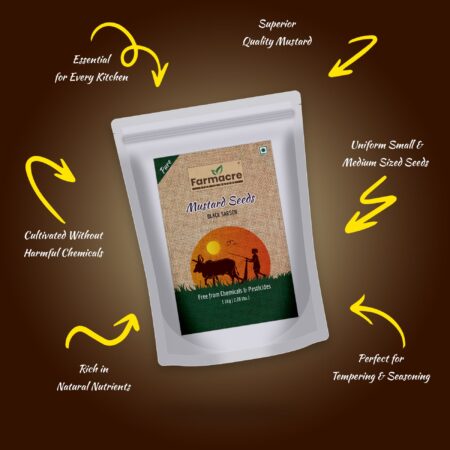 Farmacre Black Sarso – Mustard Seeds