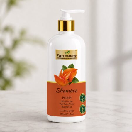 Farmacre Palash Herbal Shampoo with Conditioner | Anti Dandruff & Hair Fall Control | Sulfate & Paraben Free | 300ml